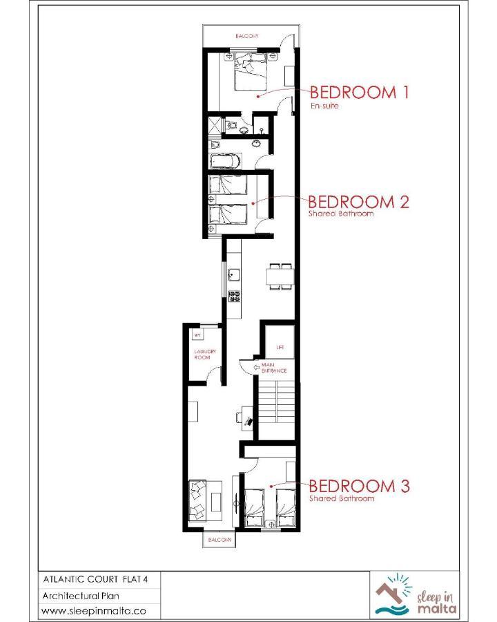 F4 2, Private Two Single Beds Shared Bathroom Séjour chez l'habitant